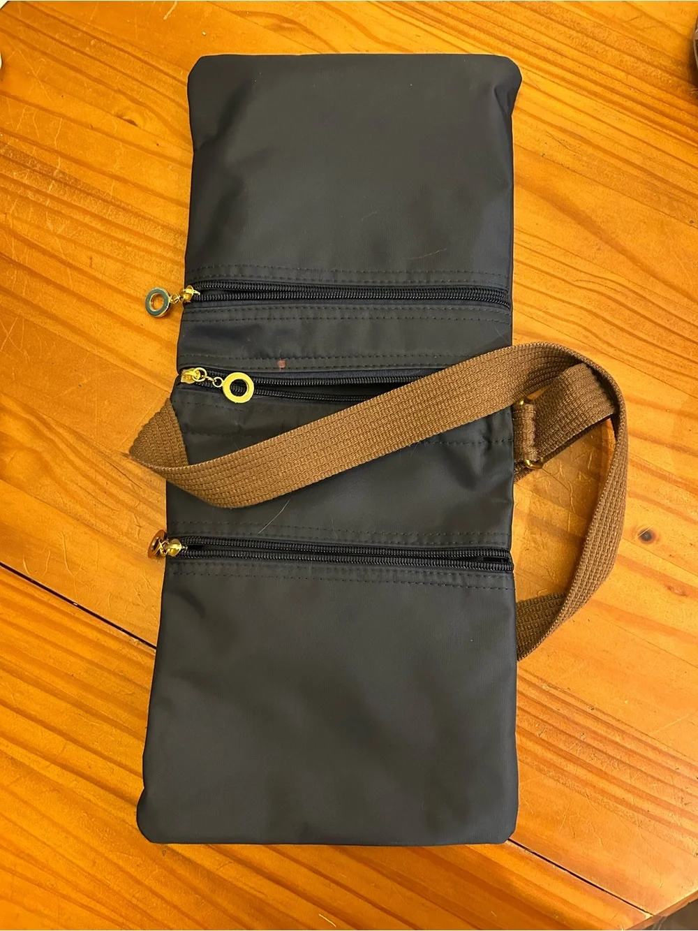 Navy Crossbody Travel Bag - Compact Everyday Bag